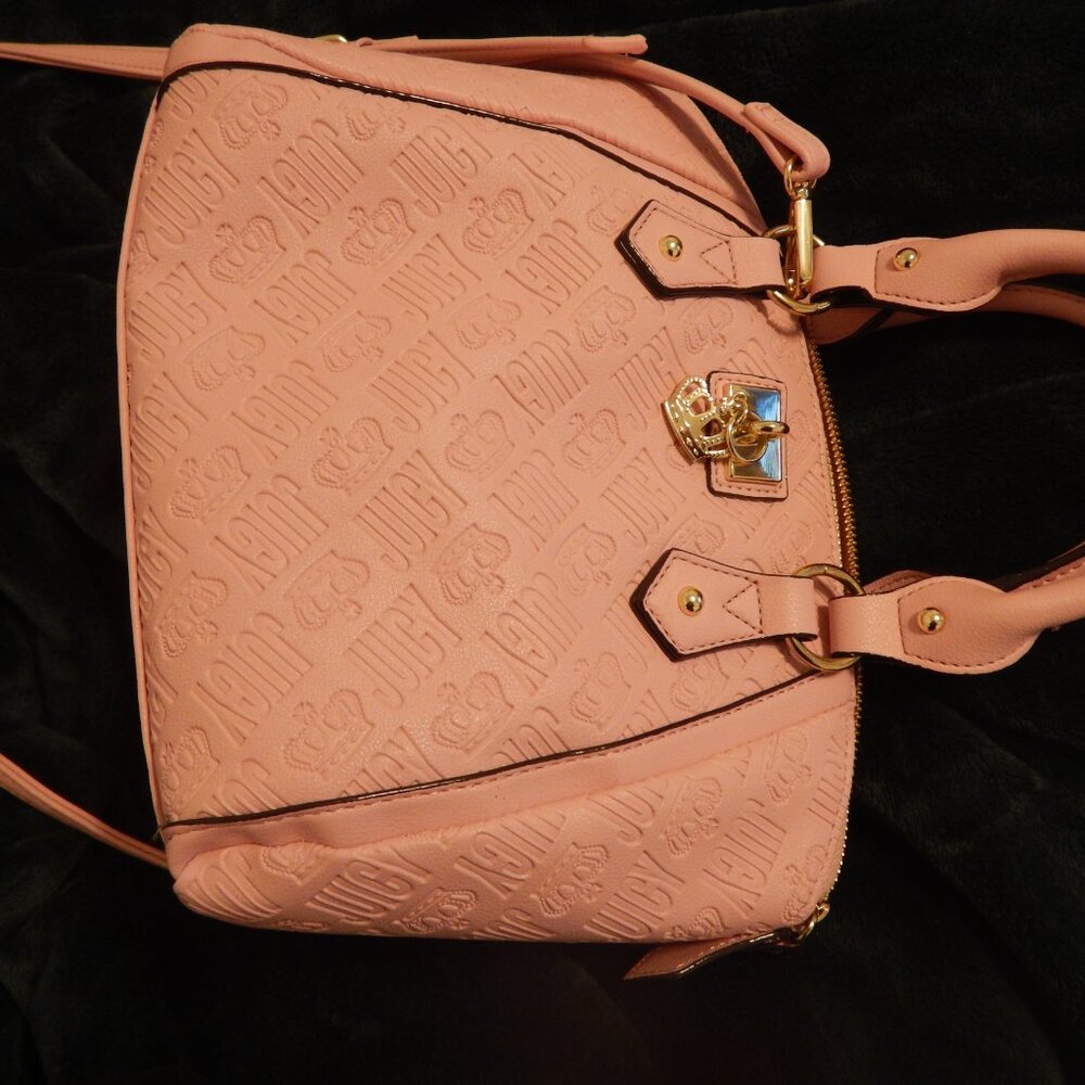 JUICY COUTURE PINK BEAUTIFUL HANDBAG CROSSBODY - Picture 6 of 16